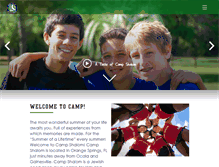 Tablet Screenshot of campshalom.net
